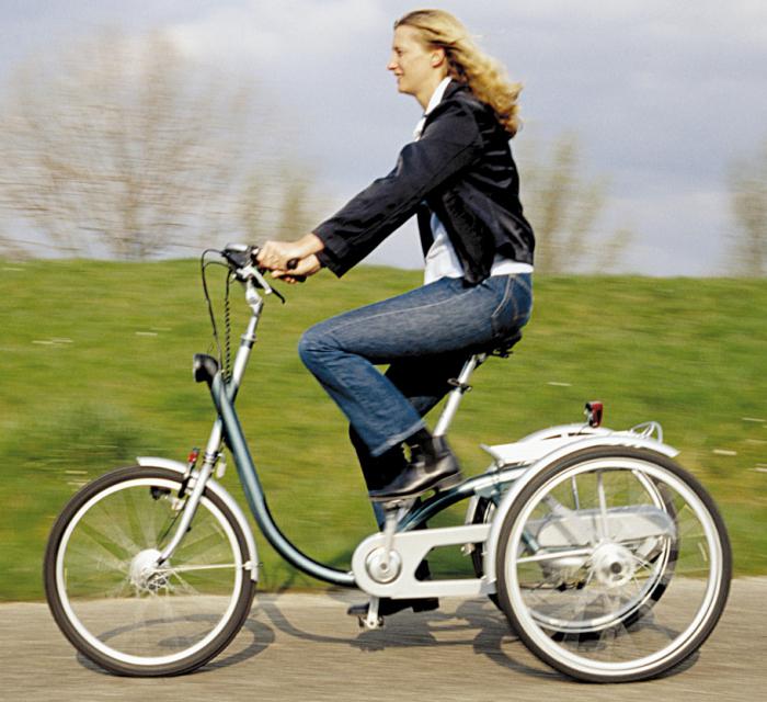 وهناك حاجة إلى دراجات ثلاثية العجلات للبالغين في البلاد
